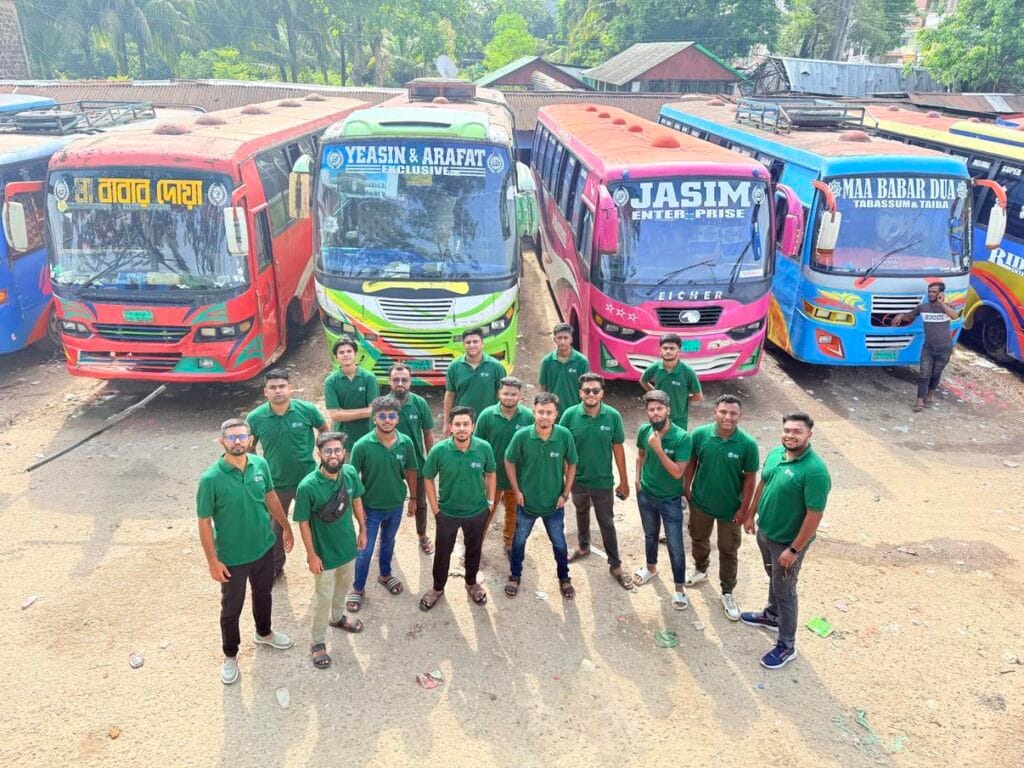 Team members enjoying Sunamganj tour organized by Fazz Marketing