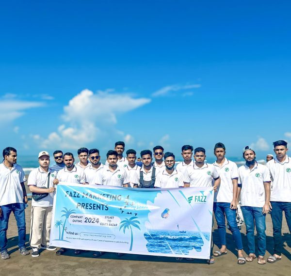 Fazz Marketing team on a recreational trip to Cox's Bazar